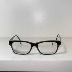 Versace Havana Matte Black Eyeglasses.